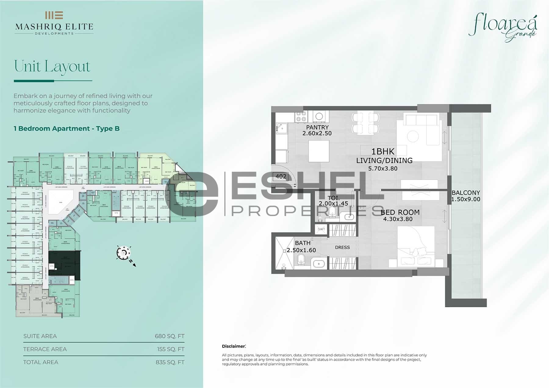 Floarea Grande 可用户型与平面图 3