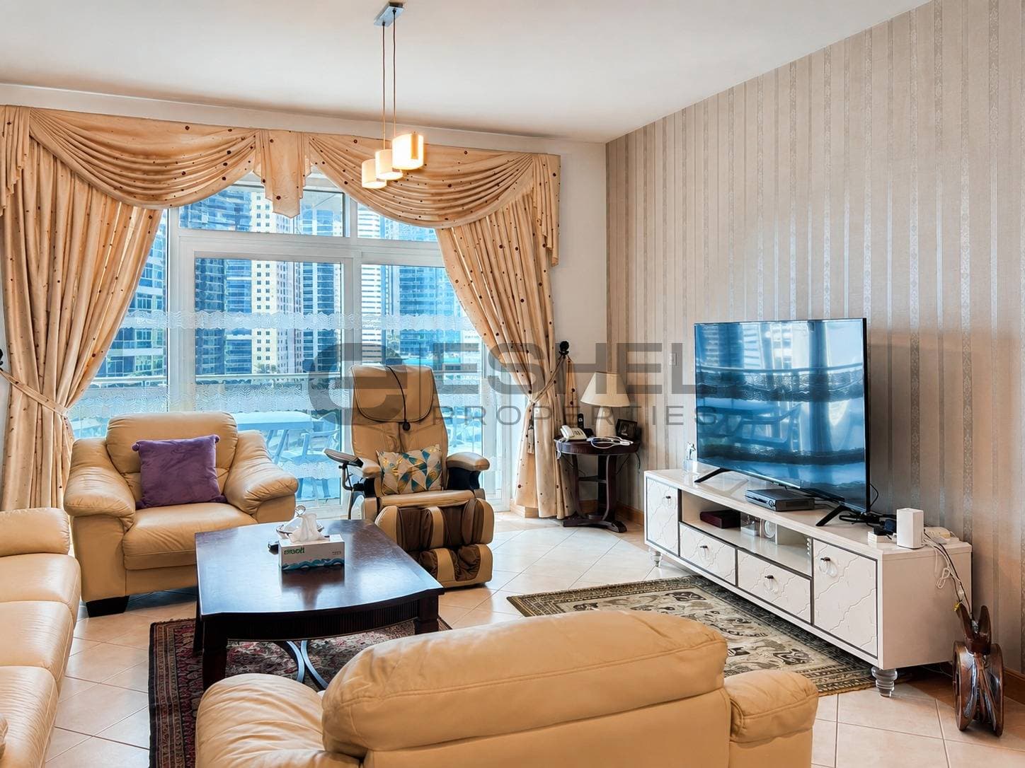 Palm Facing | Furnished | Chiller Free